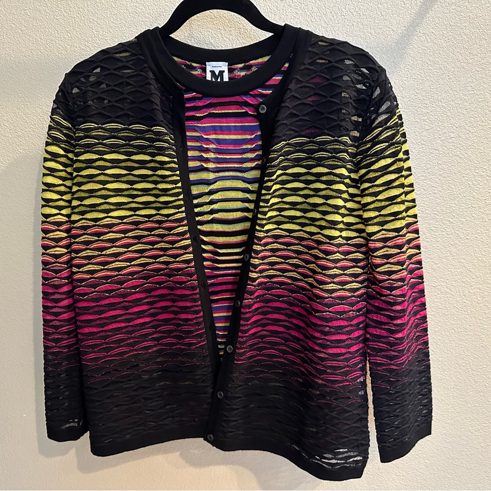 Missoni made in Italy twin cardigan set